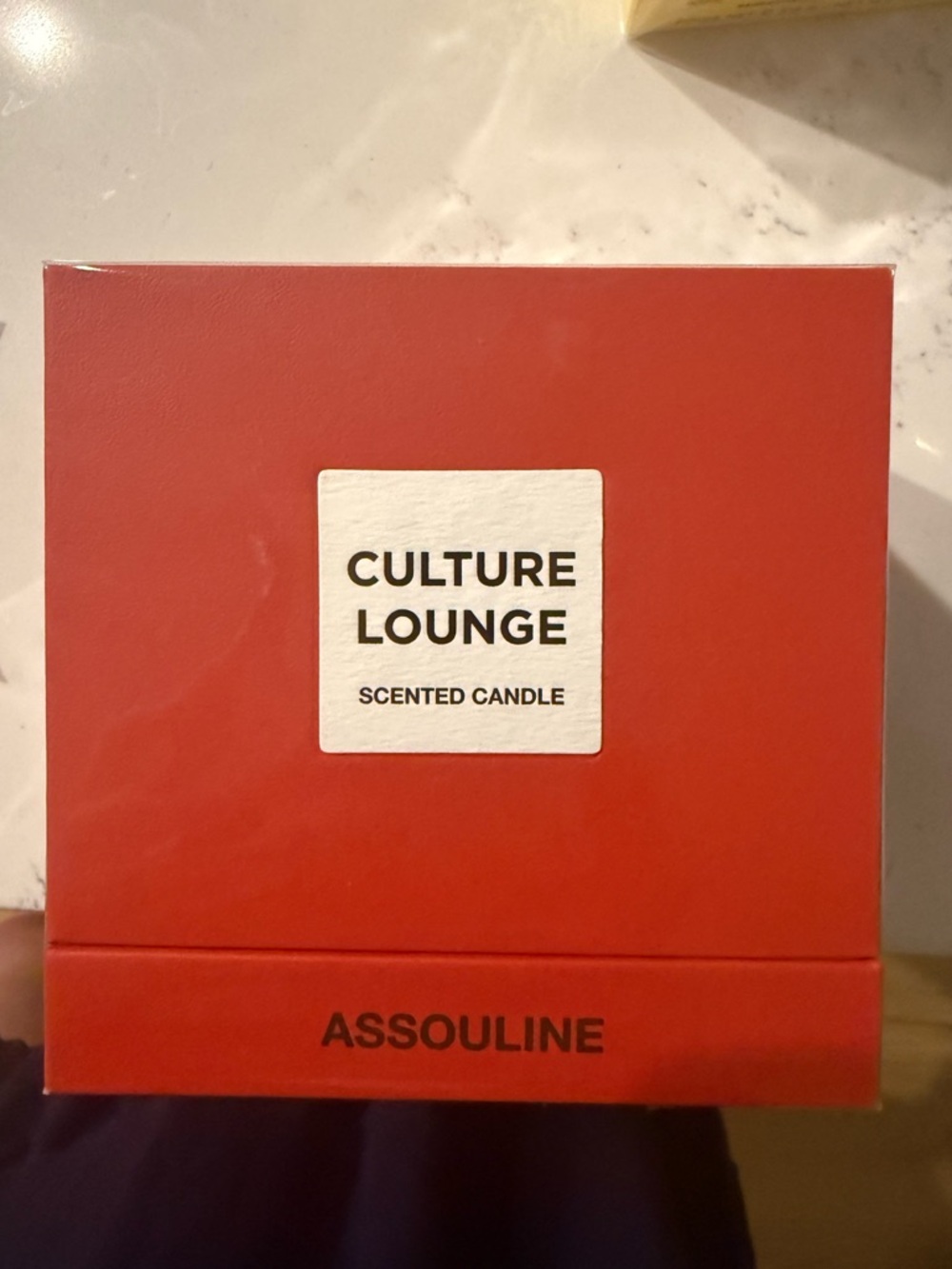 Assouline Red Culture Lounge Scented Candle